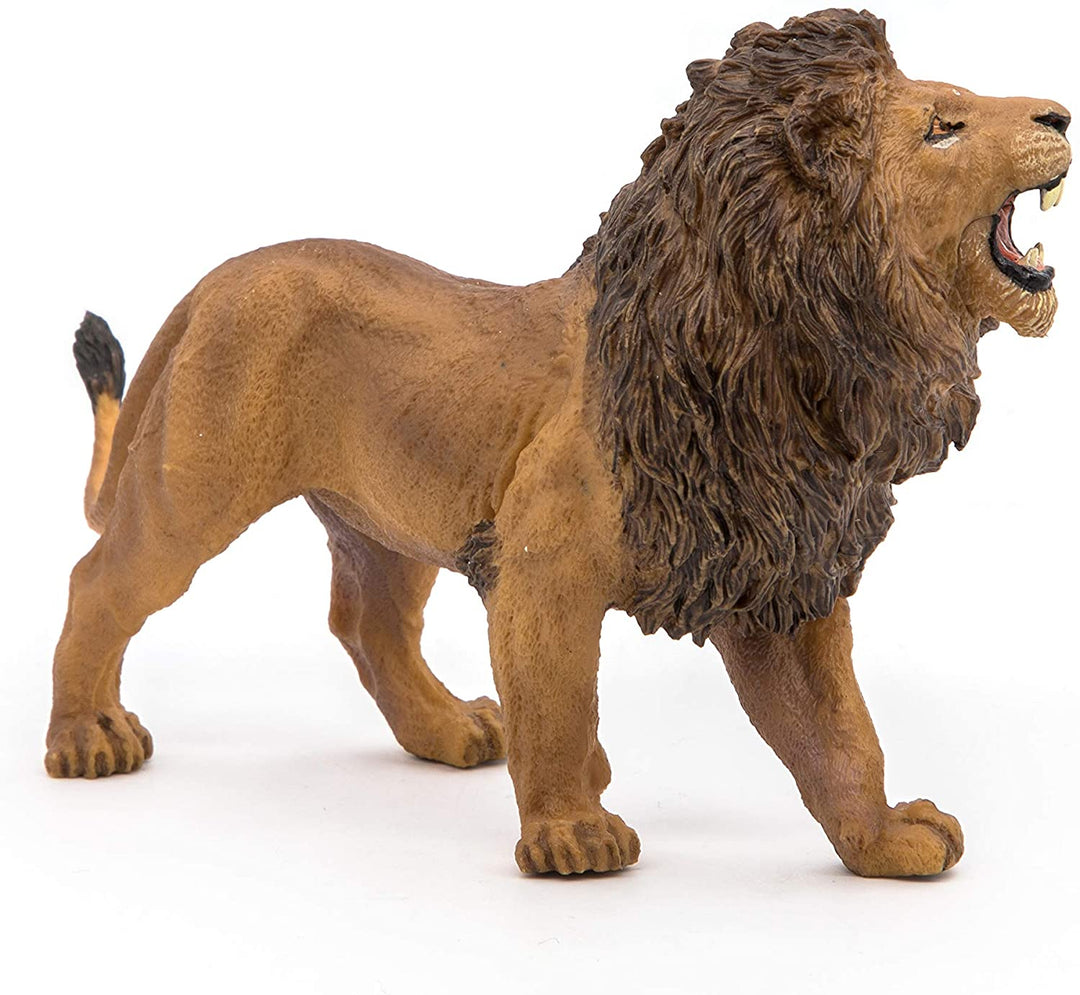 Figura Animales León Pintado a Mano