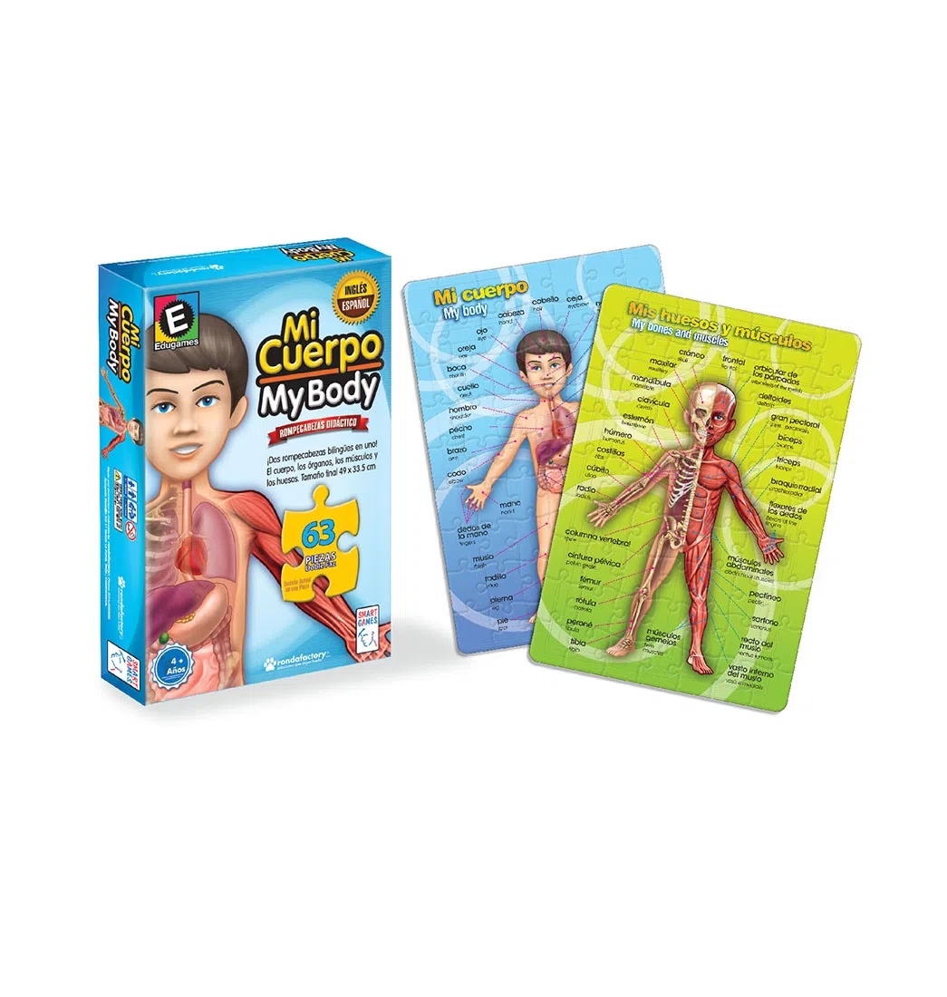 Rompecabezas Del Cuerpo Humano Bilingue