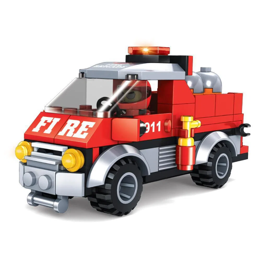 Juego De Construccion Transformer Bombero 2 en 1