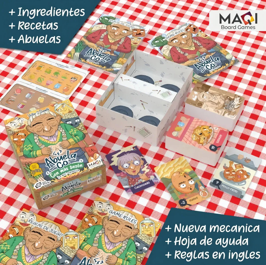 Juego De Mesa Abuela Co Y Mini Expansion