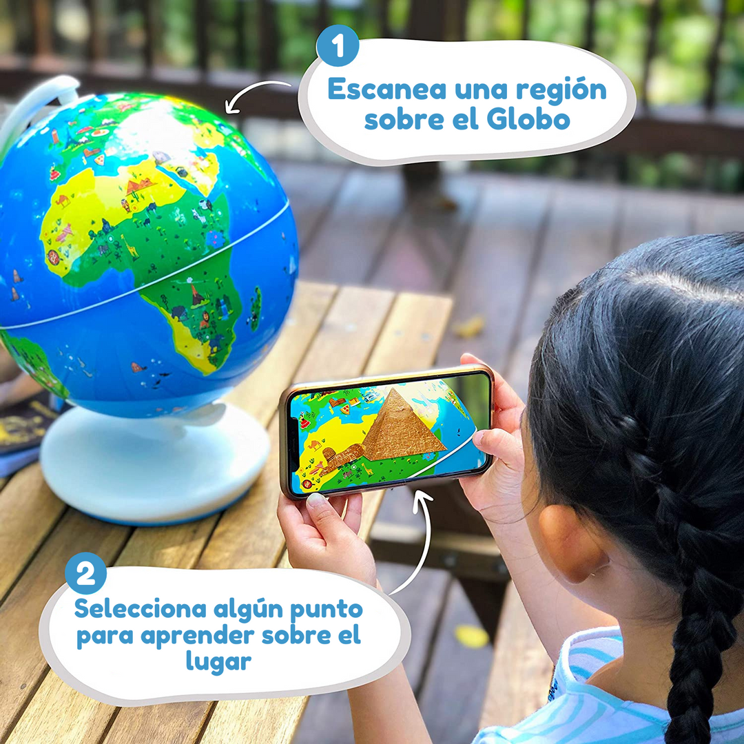 Globo Terráqueo Interactivo De Dinosaurios