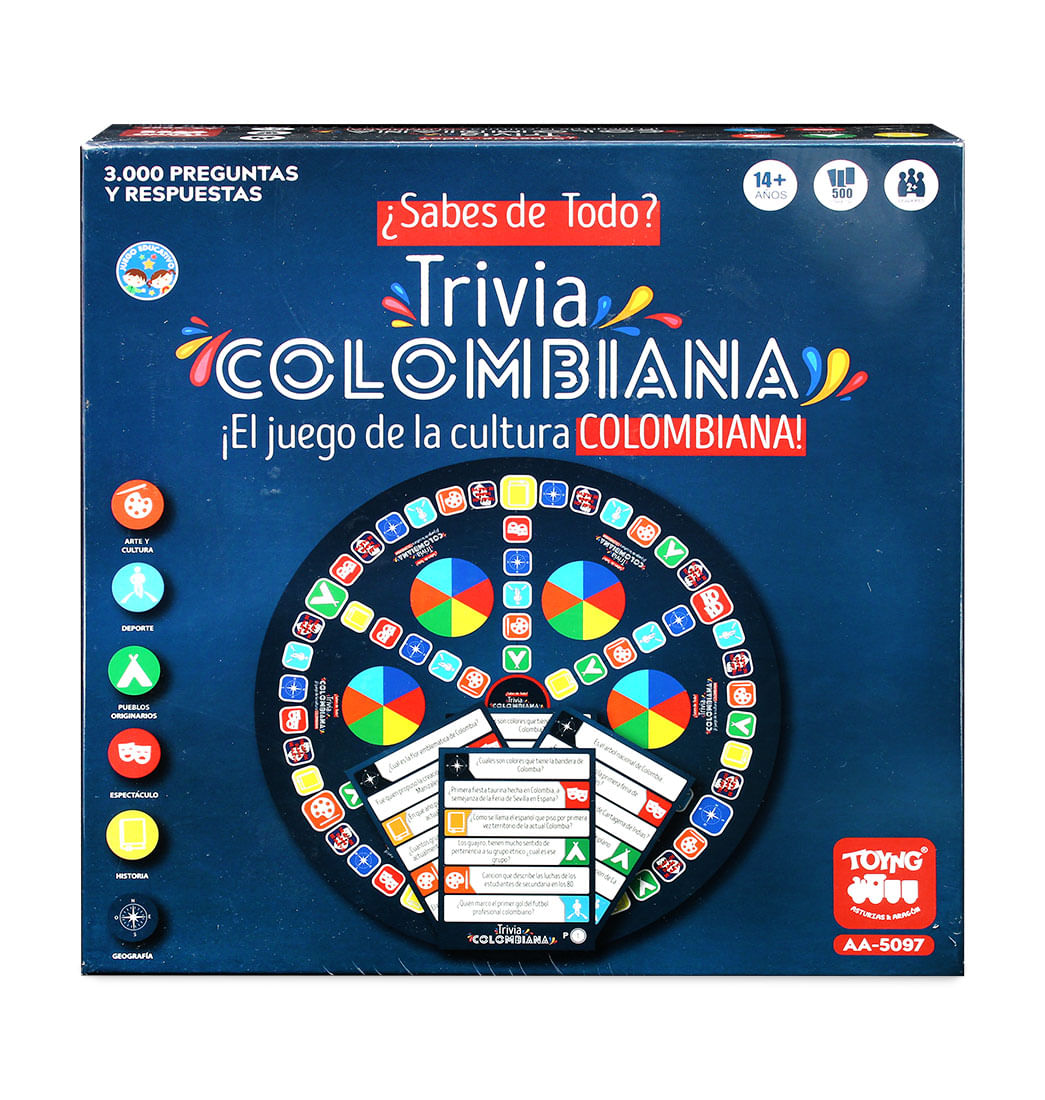 Juego De Mesa Trivia Colombiana