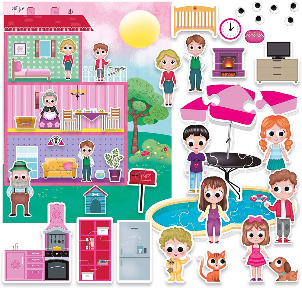 Juego Casa De Muñecas 63 Piezas