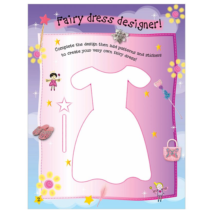 Libro De Actividades Stickers Para Niñas