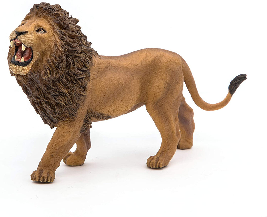 Figura Animales León Pintado a Mano