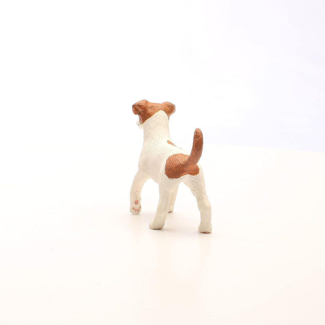 Figura Animales Perro Jack Russell Terrier Macho Pintado A Mano