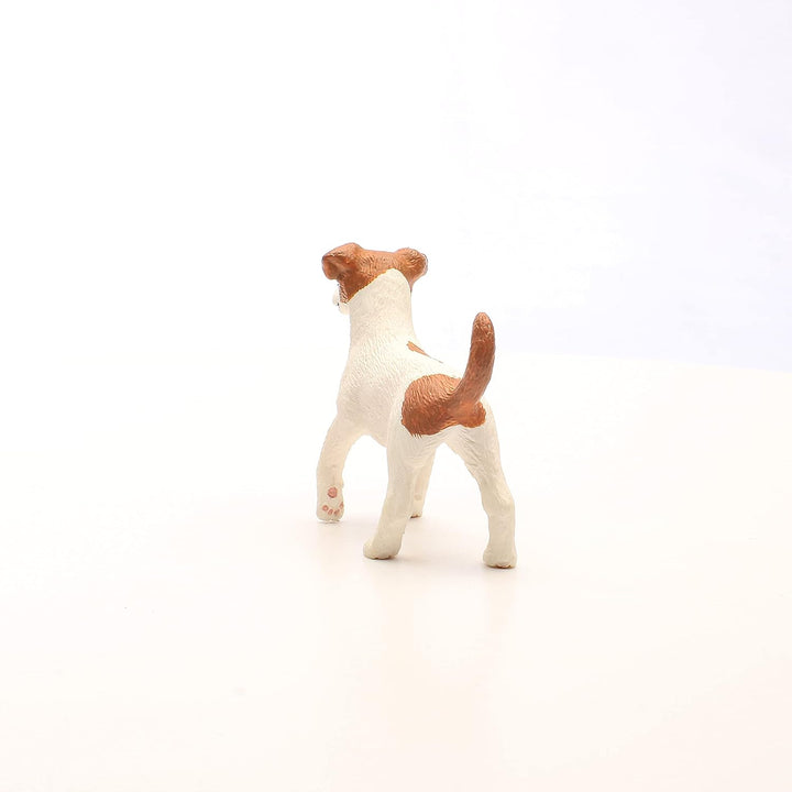 Figura Animales Perro Jack Russell Terrier Hembra Pintado A Mano