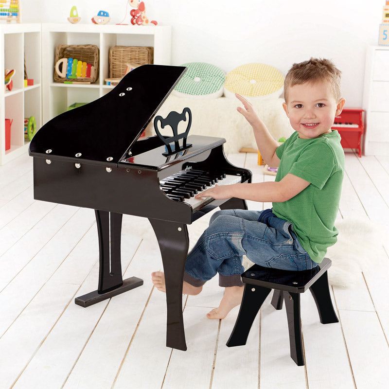 Piano Clásico Negro De Lujo