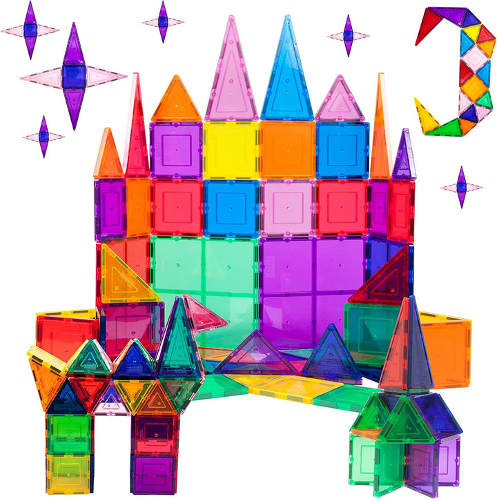 Juego De Construccion Magnetico 60 Piezas