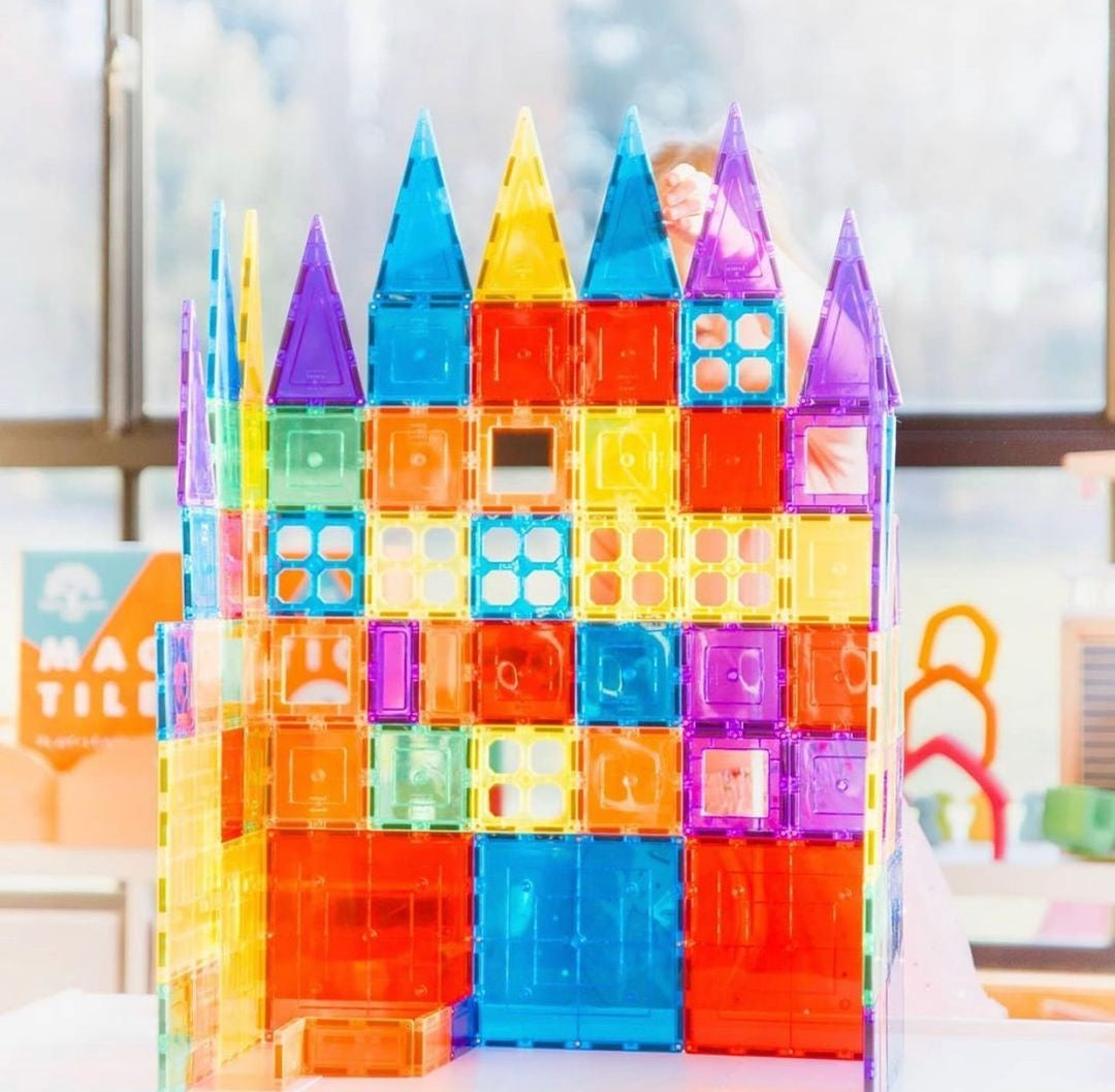 Juego De Construccion Magnetico 60 Piezas
