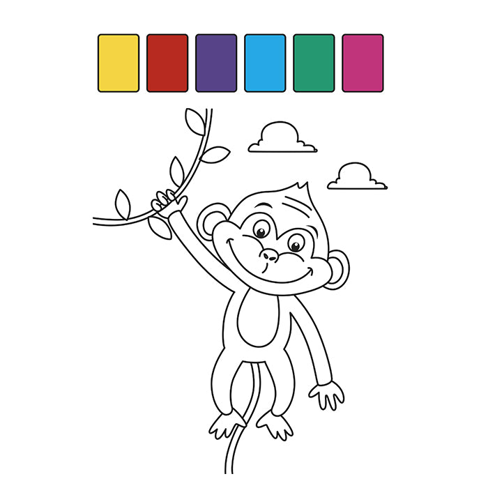 Libro Para Pintar Con Agua animales niños