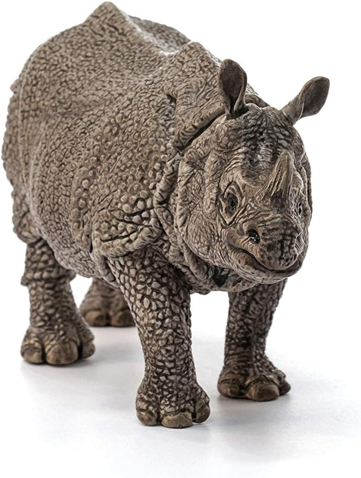 Figura Animales Rinoceronte Pintada A Mano