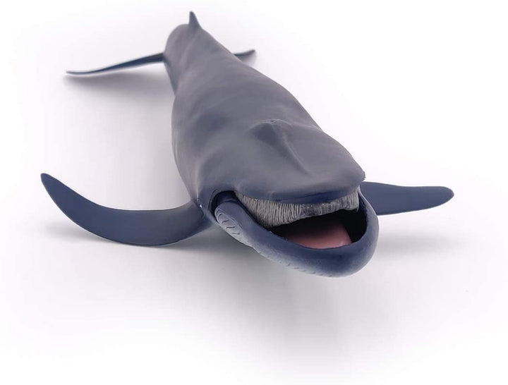 Figura Ballena Azul Grande Pintad a Mano