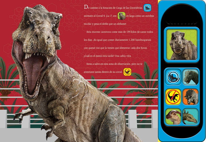 Libro Interactivo Rueda Con Los Dinosaurios