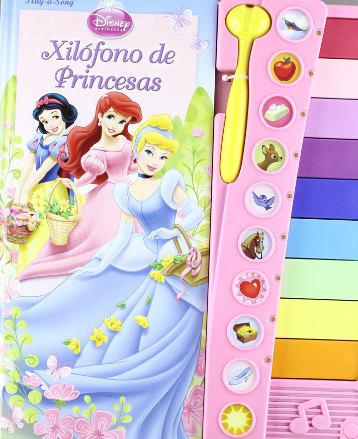 Libro Interactivo Xilófono De Princesas Disney