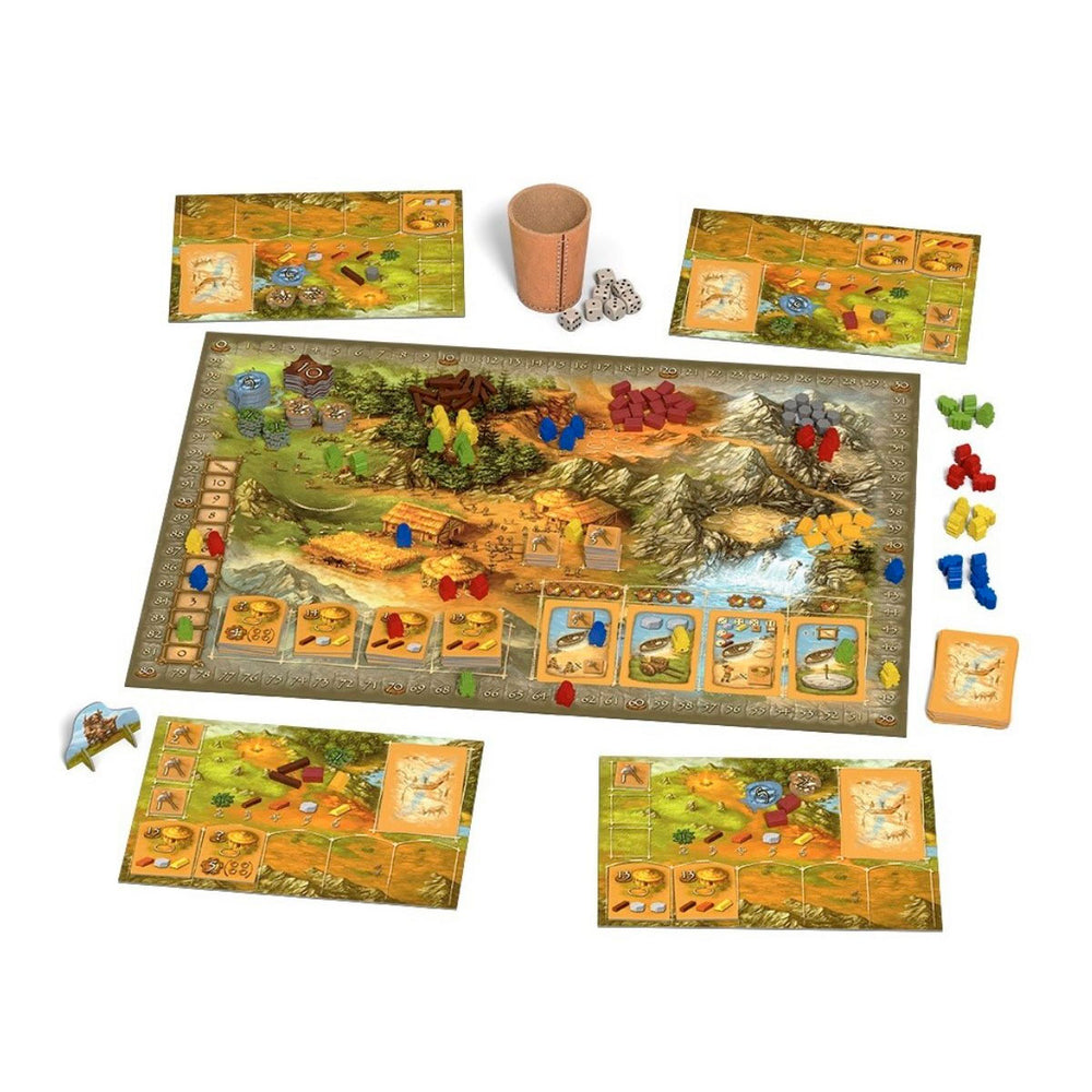 Juego De Mesa Stone Age Para Niños Adultos