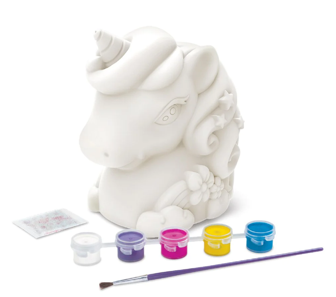 Kit De Arte Pinta Tu Alcancia De Unicornio