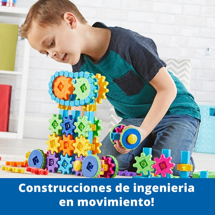 Juego didáctico de Construccion Engranajes Deluxe niños