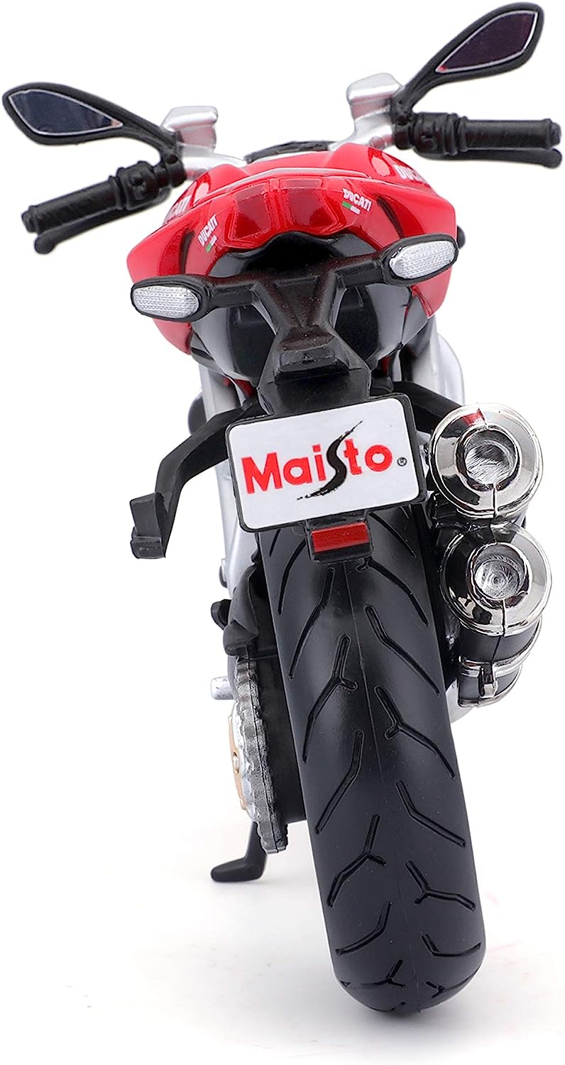 Moto Coleccionable Ducati Streetfighter S Rojo Escala 1:12