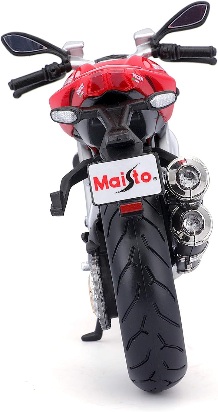 Moto Coleccionable Ducati Streetfighter S Rojo Escala 1:12