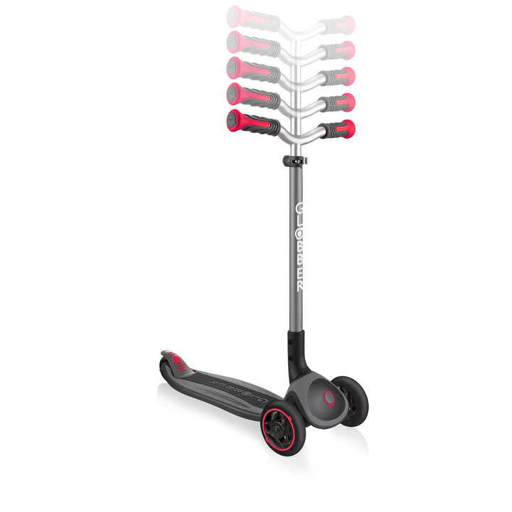 Patineta Globber Master Negro Con Rojo