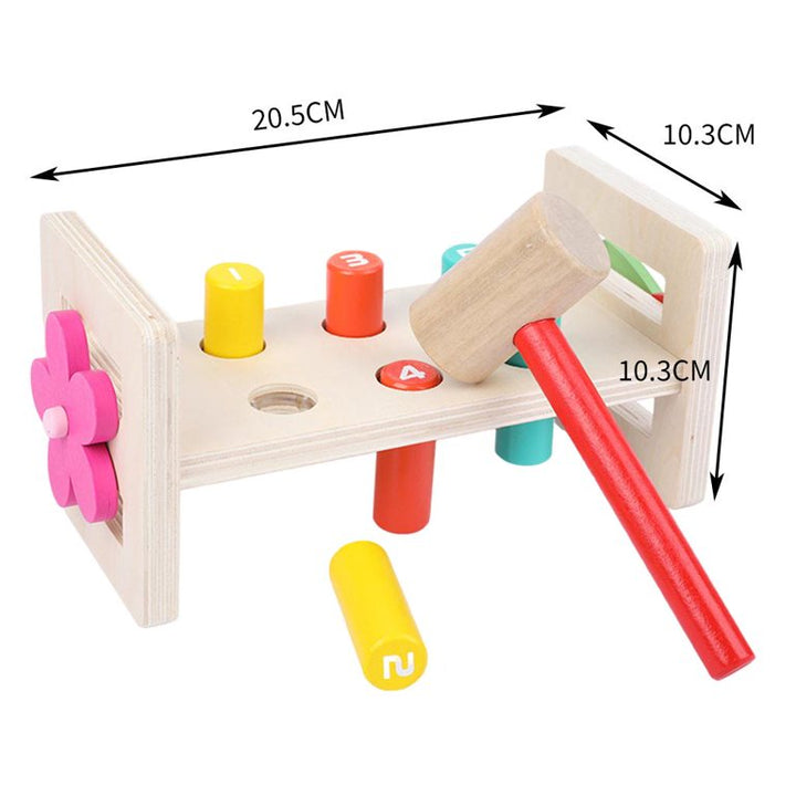 Juego Didactico Banquito Para Martillar