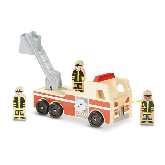 Camión de Bomberos en Madera