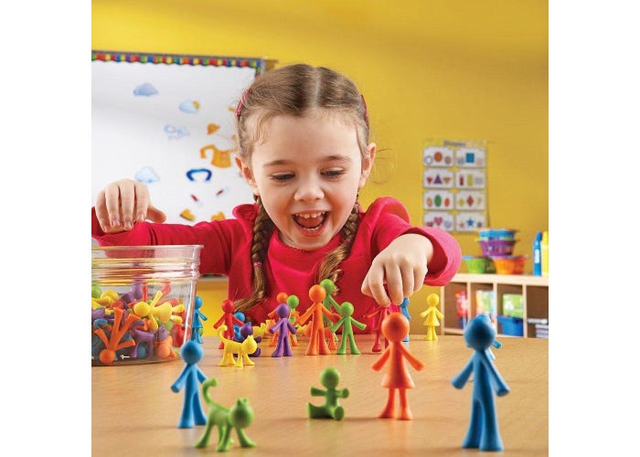 juego Set De Conteo Familia para niños niñas