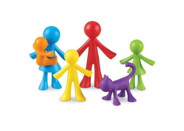 juego Set De Conteo Familia para niños niñas