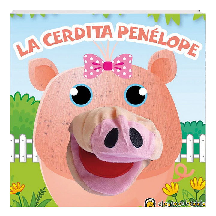 Libro Y Titere De Mano Animales Cerdito
