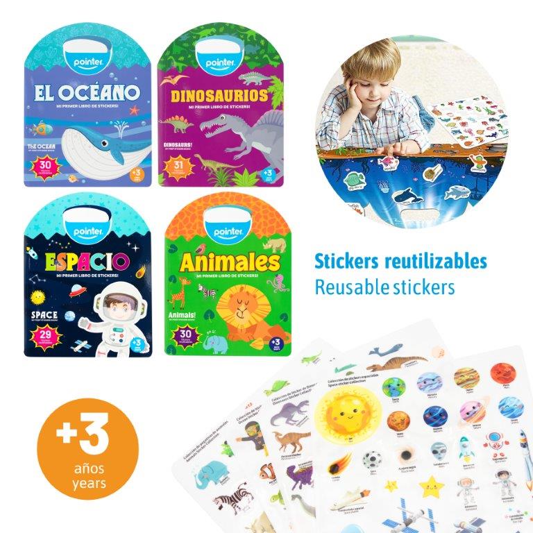 Mi Primer Libro De Stickers Reutilizables Animales