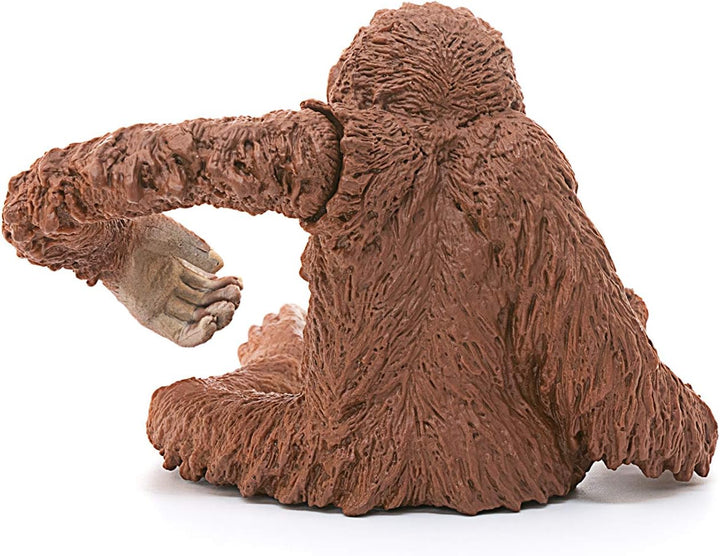 Figura Orangutan Hembra Pintado A Mano