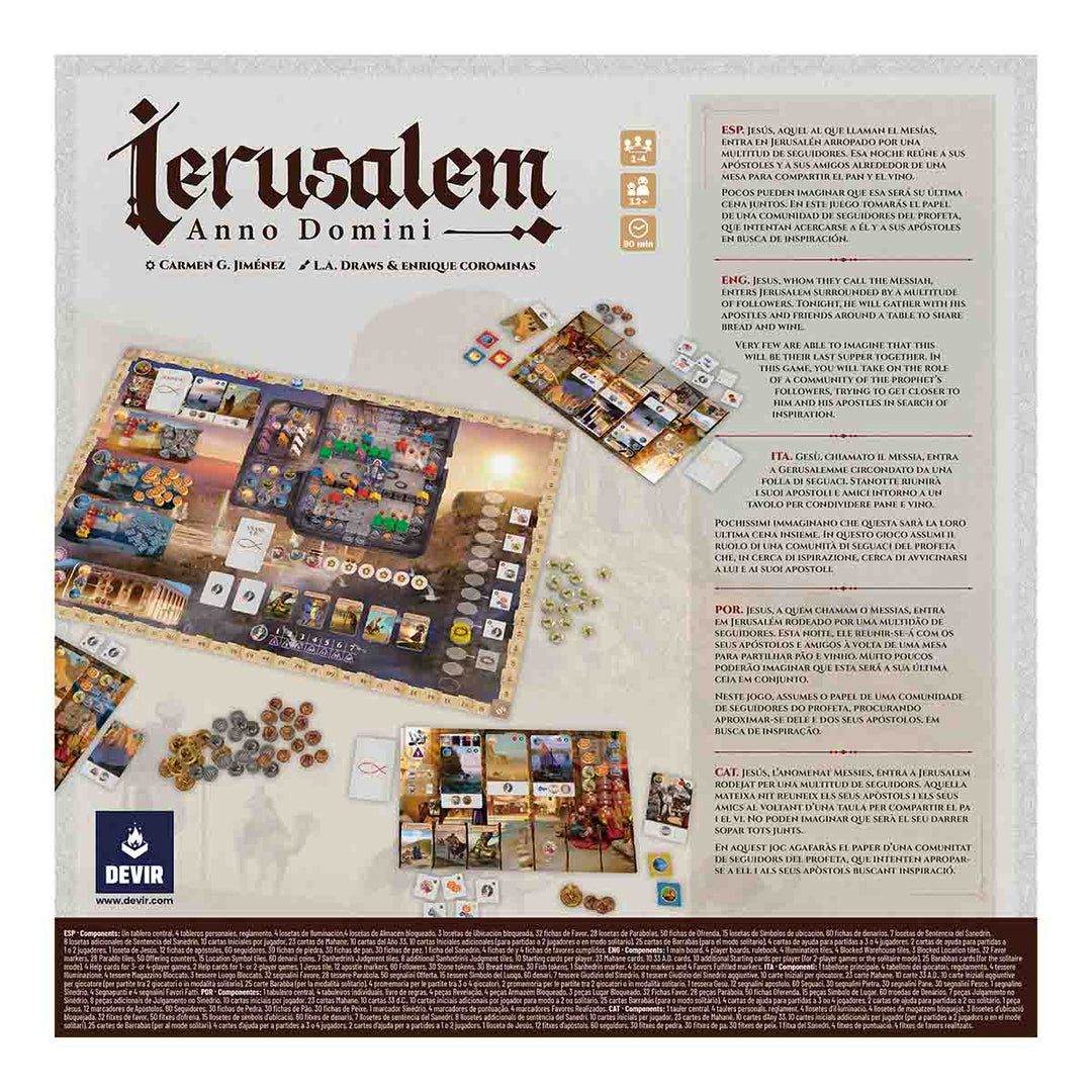 Juego de Mesa Jerusalem Adultos Ninos