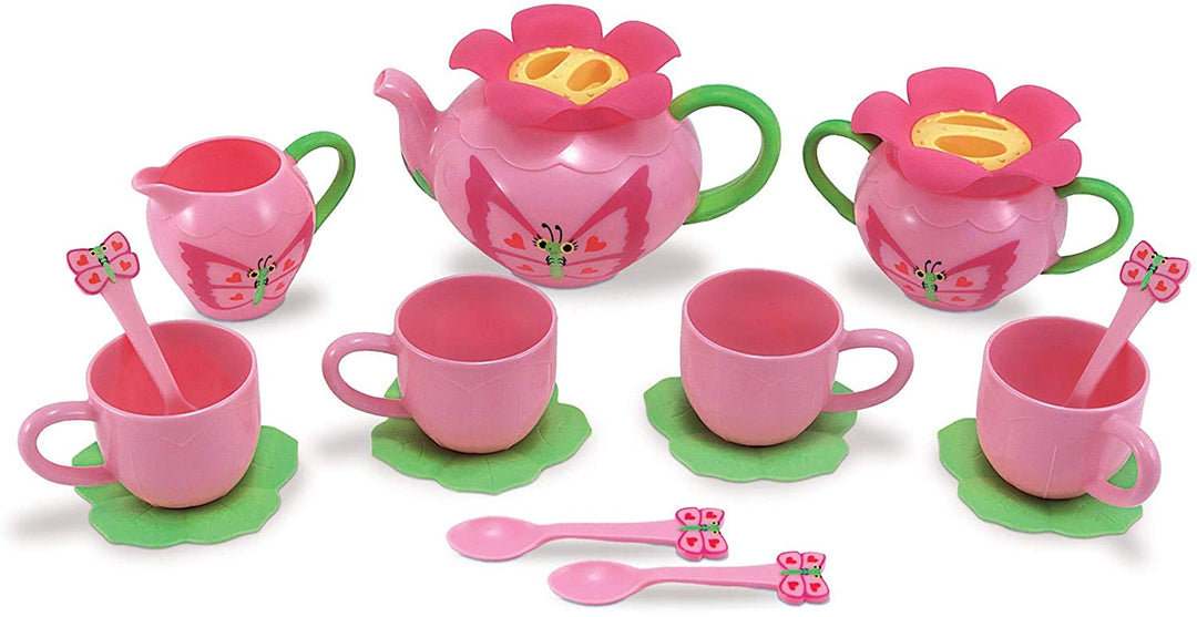 Juego De Te Con Diseno Mariposas
