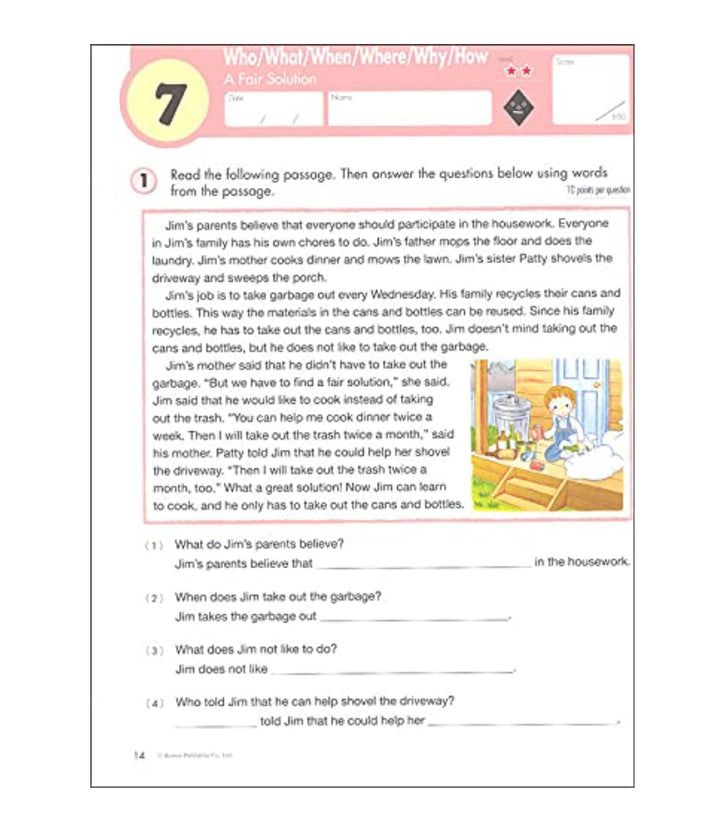 Libro Kumon Lectura Cuarto Grado En Ingles