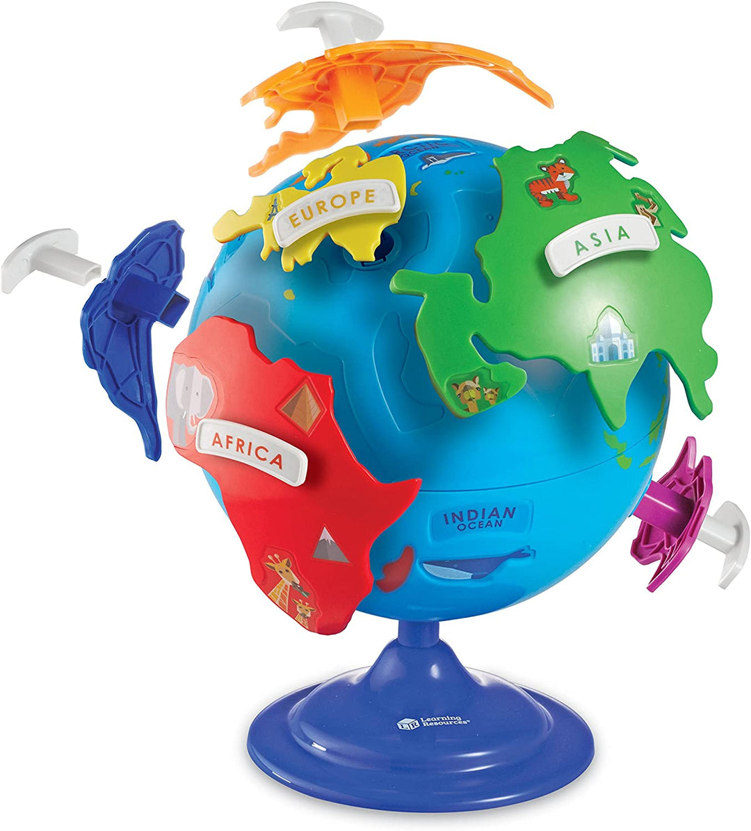 Juguete Rompecabezas Globo Terráqueo Para Niños
