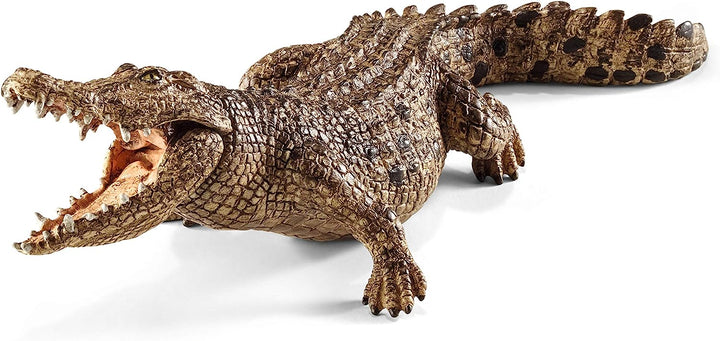 Figura Animales Cocodrilo Pintado A Mano
