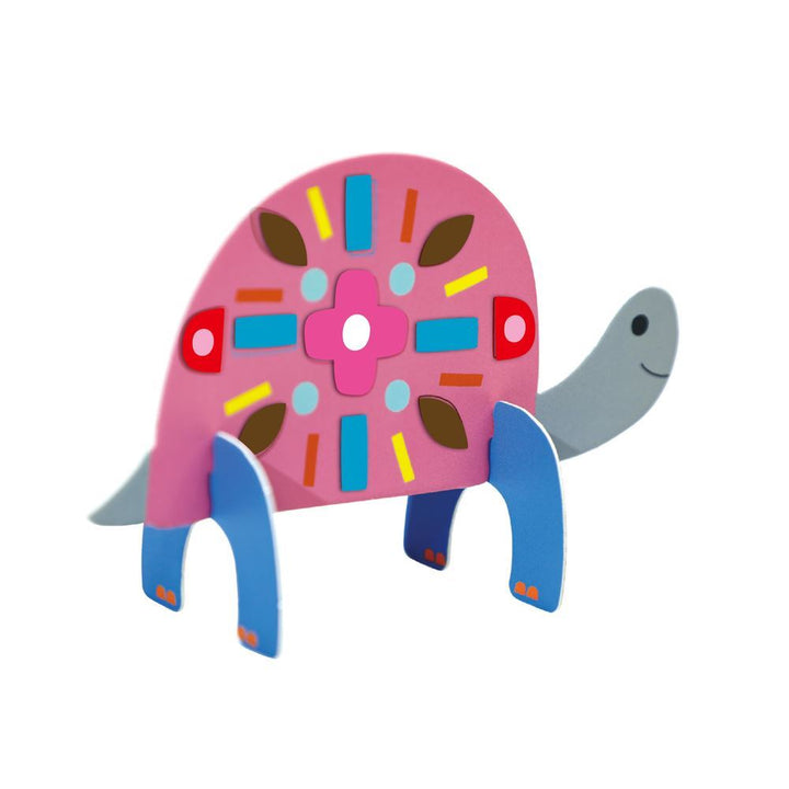 Set De Arte Y Manualidades Animales Del Jardin Con Stickers
