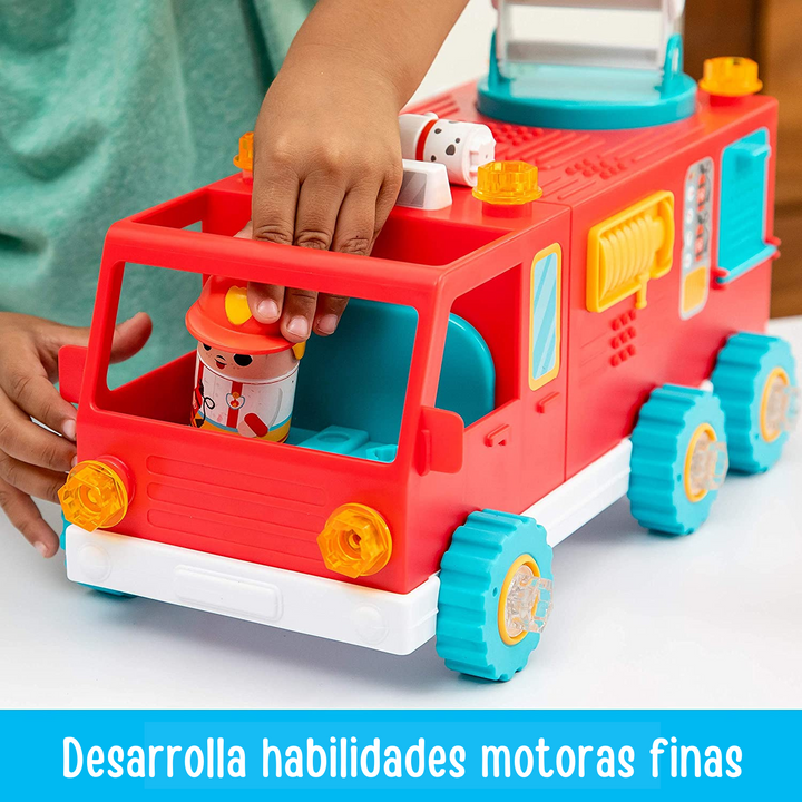 Juego Construye Tu Camión De Bomberos STEM Para Niños
