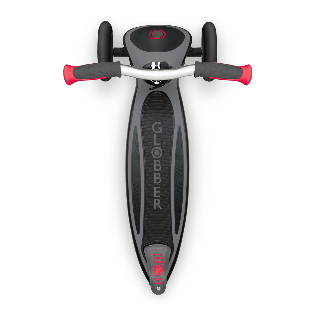 Patineta Globber Master Negro Con Rojo