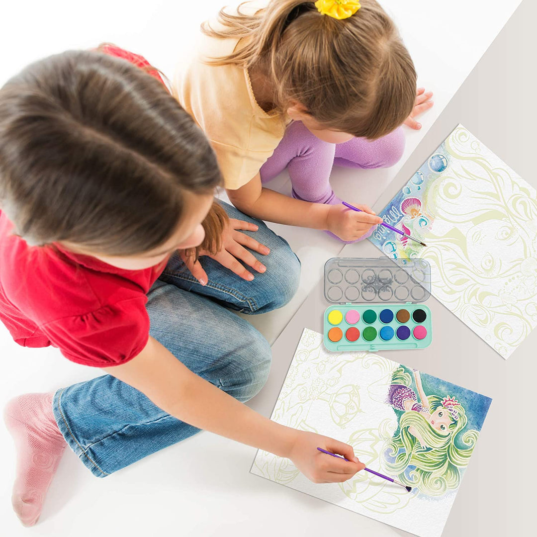 Kit De Arte Pinta Con Acuarela Mágica
