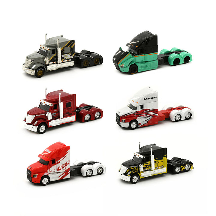 Camión A Escala 1:64 Coleccionable Edición Especial Mack Blanco Rojo
