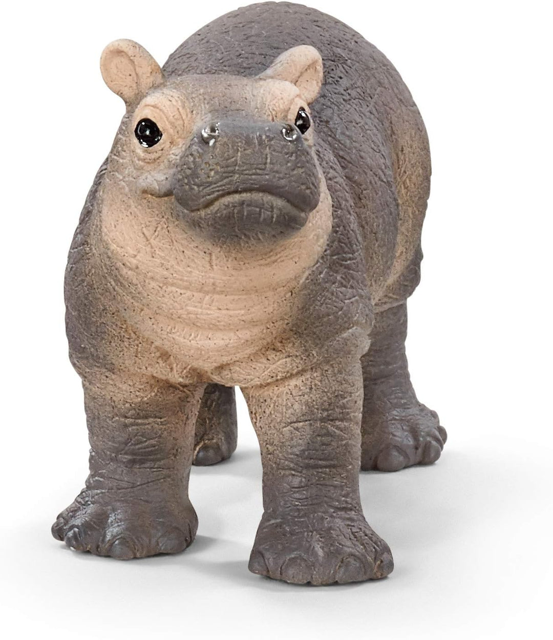 Figura Animales Hipopotamo Bebe Pintado A Mano