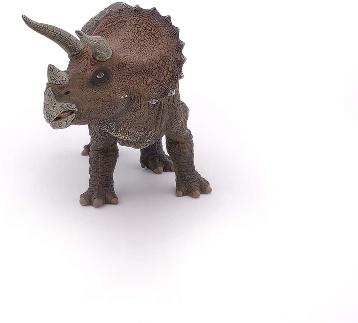 Dinosaurio Triceratops Pintado a Mano