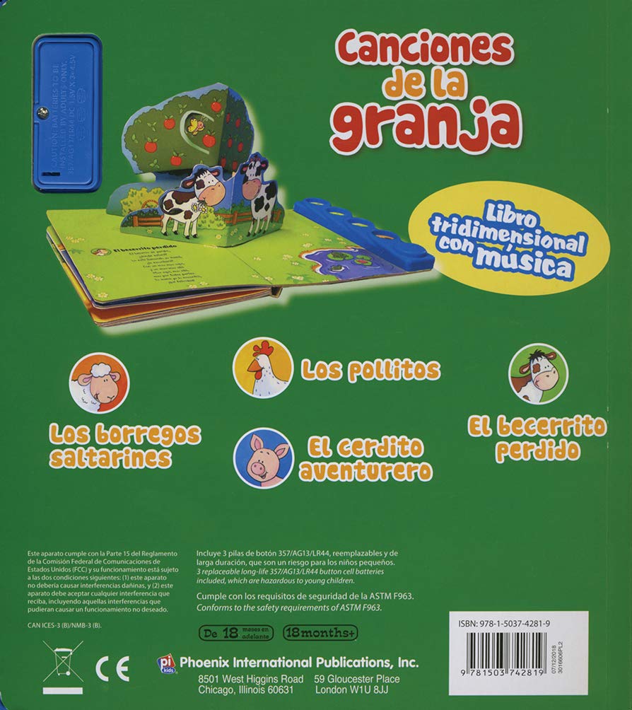 Libro Interactivo Canciones De La Granja