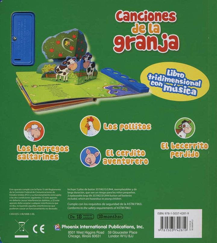 Libro Interactivo Canciones De La Granja