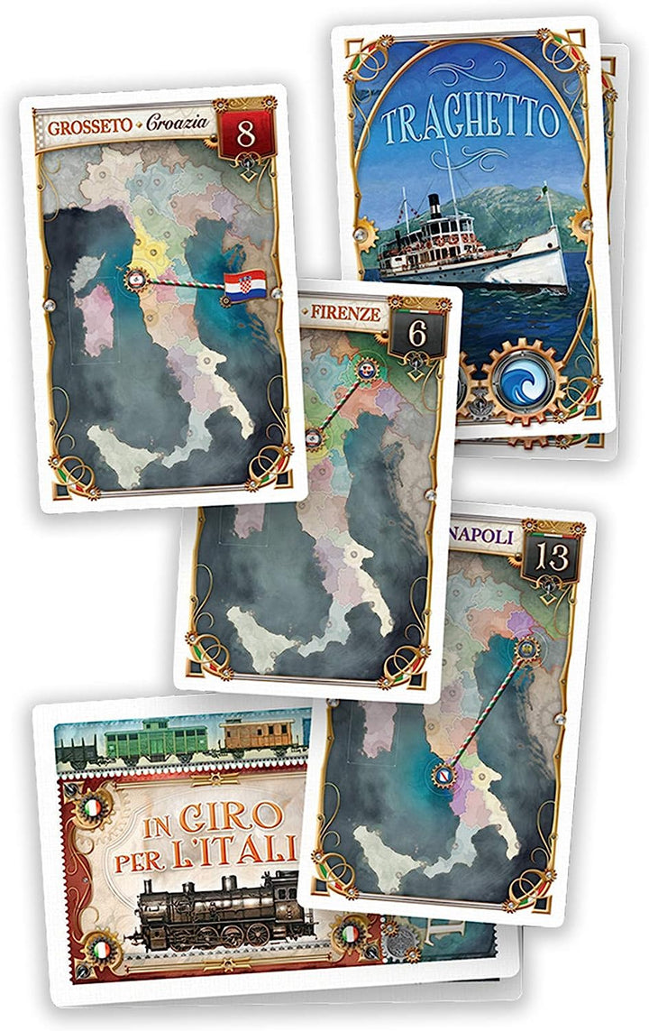Juego De Mesa Aventureros Al Tren Italia Y Japon