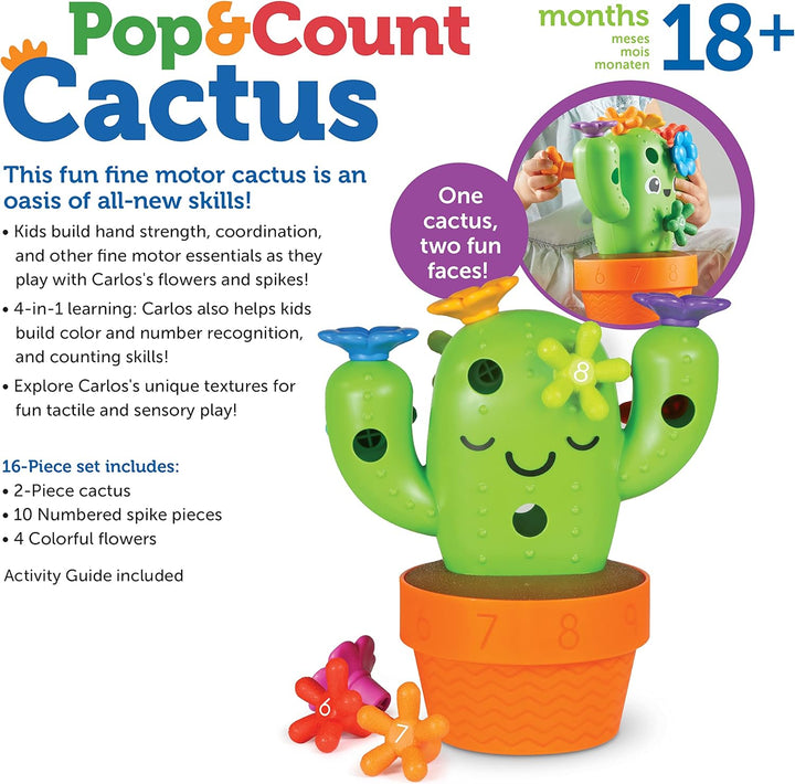 Juego Carlos El Cactus Motricidad Fina Niños