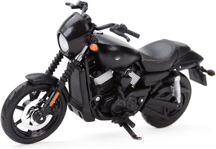 Moto A Escala 1:12 Harley Davidson Negro Motos De Colección