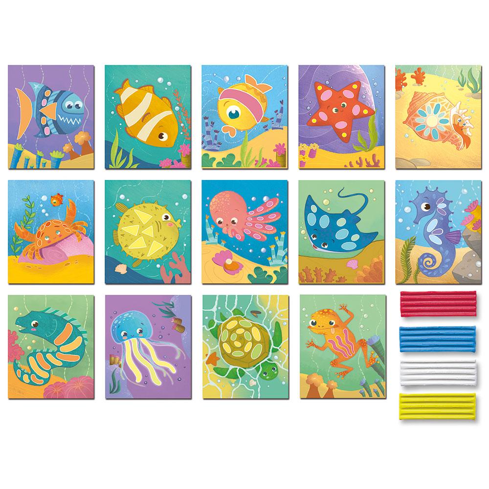 Set De Plastilina Animales Del Mar